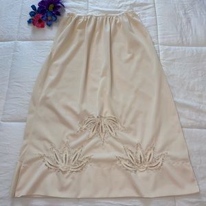 Vintage Carol Brent Half Slip Lace Detail XS/S